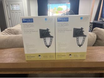 2 LED outdoor lanterns