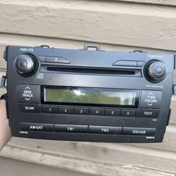 Radio Control Unit-Am Fm Radio Mp3 Cd Player fits 2009 Toyota Corolla