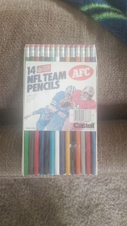 14 NFL team pencils afc