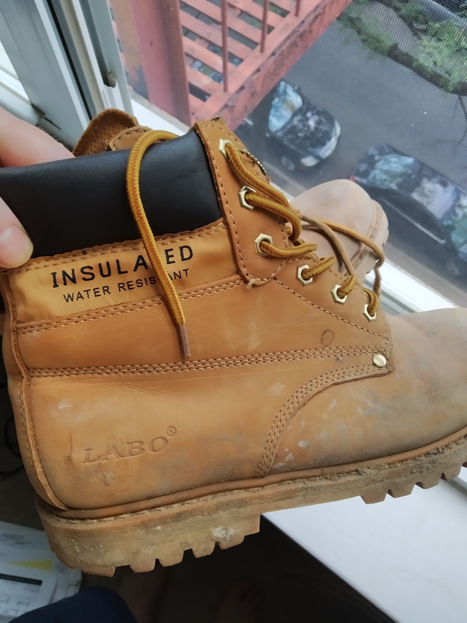 Labo Work boots barely ever used oil resistant .Size 11 USA