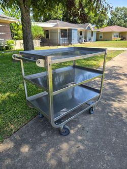 3-Tier Stainless Steel Utility Cart