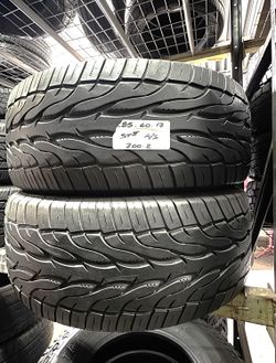 Set of 2 Used Tires 285/60R17 TOYO PROXES STII 285 60 17 HIGH PERFORMANCE ALL SEASON 