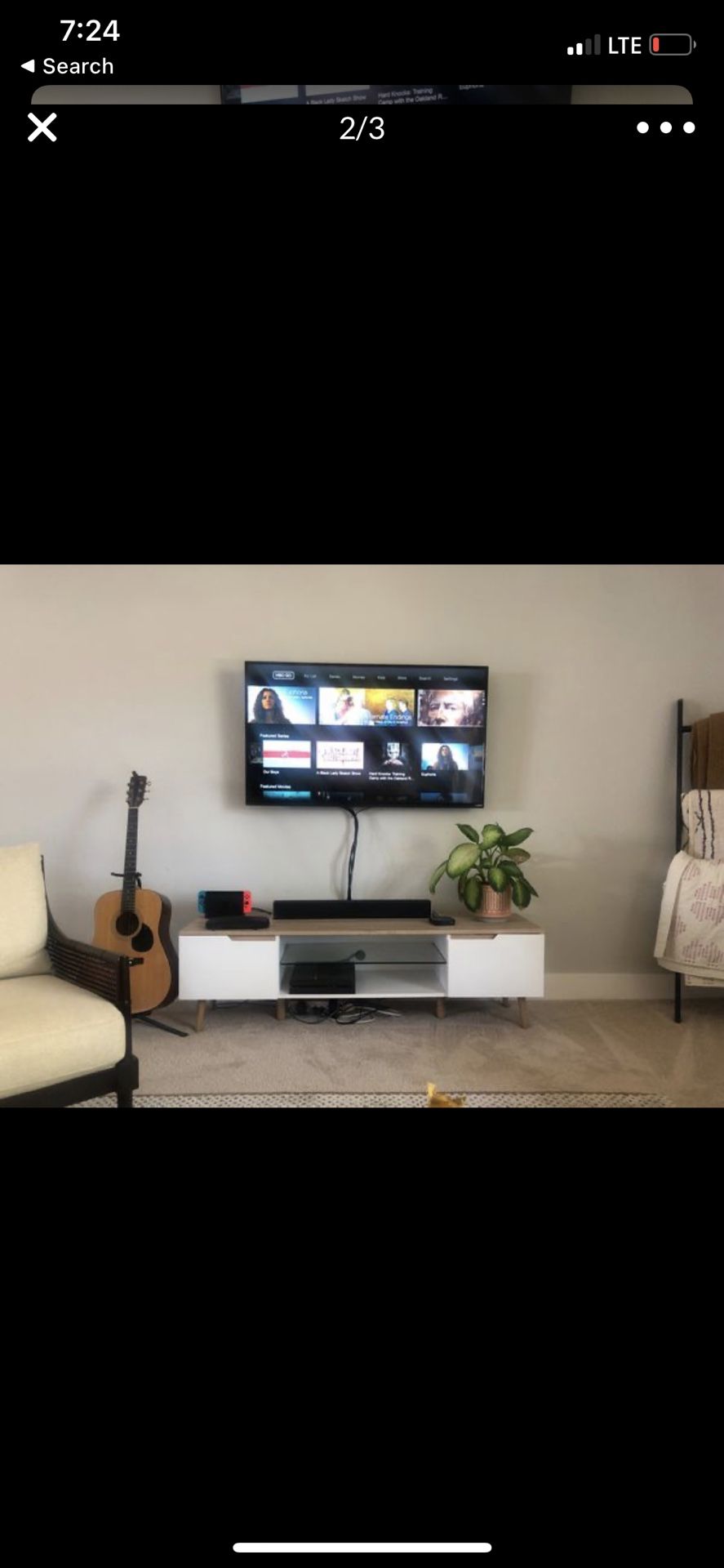 Mid century modern tv stand