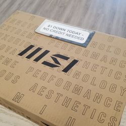 MSI Thin 15.6 Inch Gaming Laptop Brand New Core I5 NVIDIA GRFORCE RTX 4060 16gb Ddr4 512gb Ssd - 5 Dollars Down No Credit Needed!