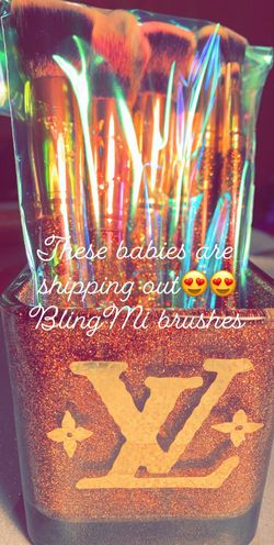 Beautiful custom makeup brushes