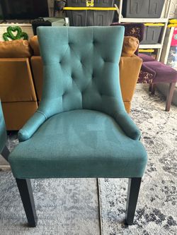 8 Teal Chairs