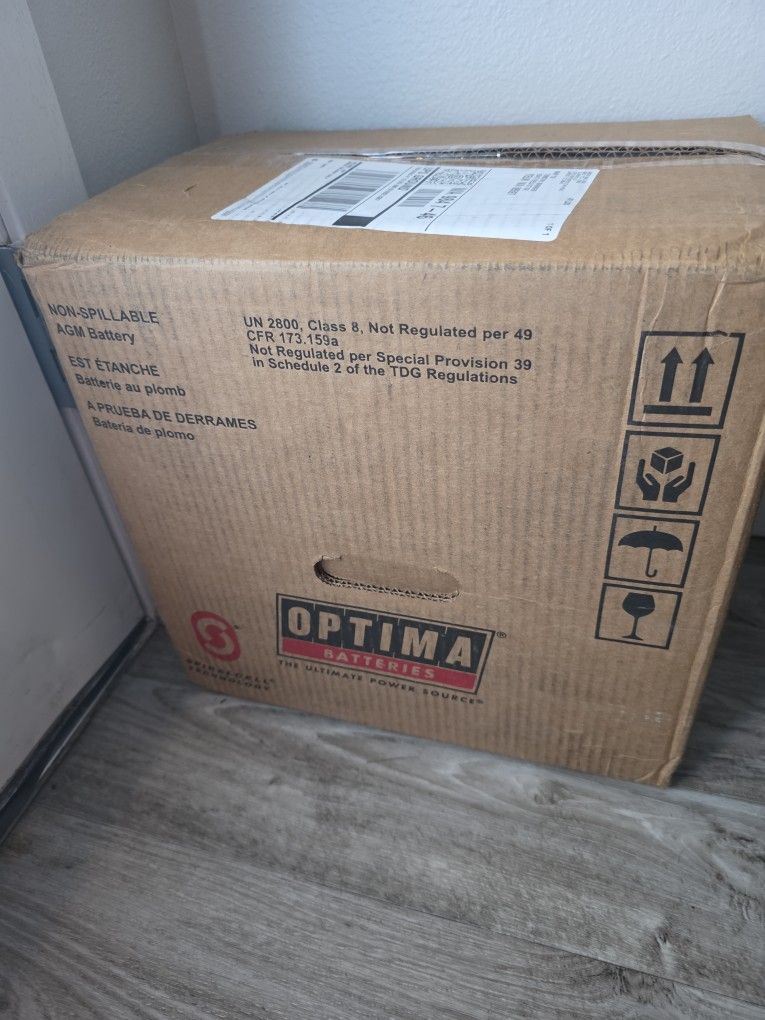 Group 78 800 Cca Red Top Optima Battery Still In Box