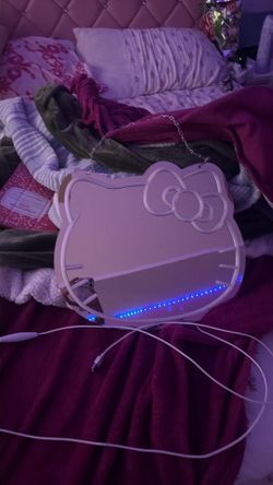 hello kitty led mirror