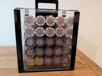 Playzaic 1000 piece "The Mint" Poker Chip Set