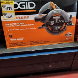 Ridgid 7 1/4 Circular Saw 