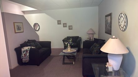 Couch, love seat and chair!! Must go