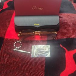 Cartier Brown Sunglasses