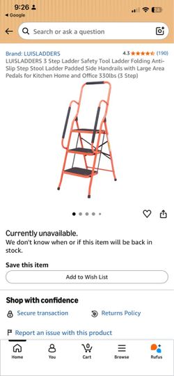 New 3 step ladder