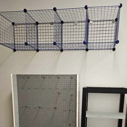 Cubed Grid Wire Organizer Storage Cubes/Shelves- Please Read Description