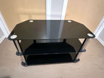 AVF - Steel Glass TV Stand with 3 Layers