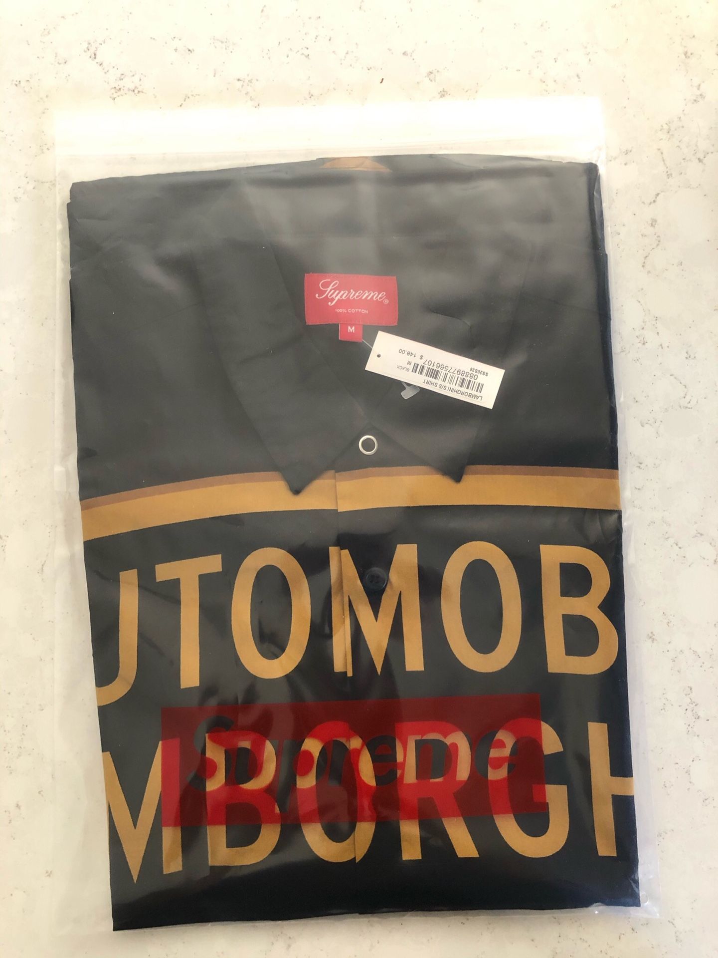 Supreme X Lamborghini S/S button up shirt