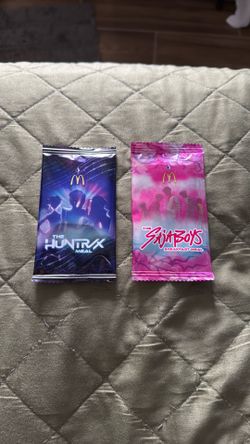 McDonald’s Kpop demon hunters/saja boys packs