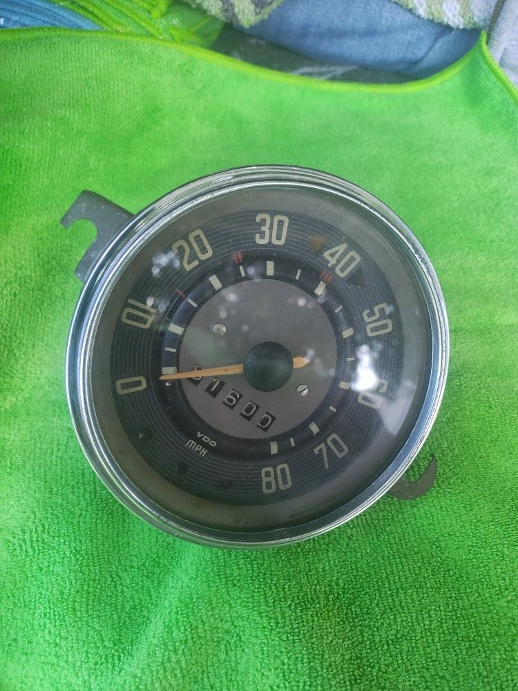April 1967 VW split window bus speedometer $150