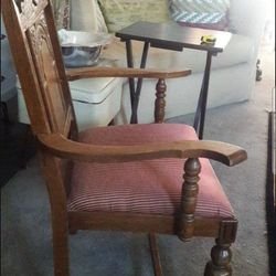 English Jacobean Throne Armchair, 1920s / Estate Sale Find