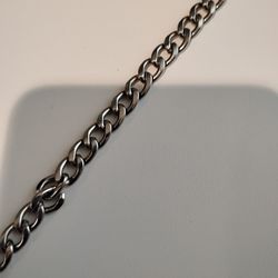 Rhodium Bracelet Cuban Link