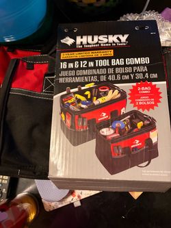 Husky 16-in & 12-in Tool Bag Combo
