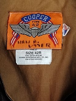 Cooper Type A-2 Flight Jacket