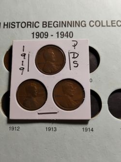 1919 - P - D - S Lincoln Cent For Sale