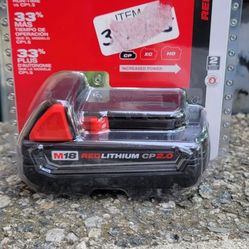 Mikwaukee M18  Battery 2.0 AH - OBO