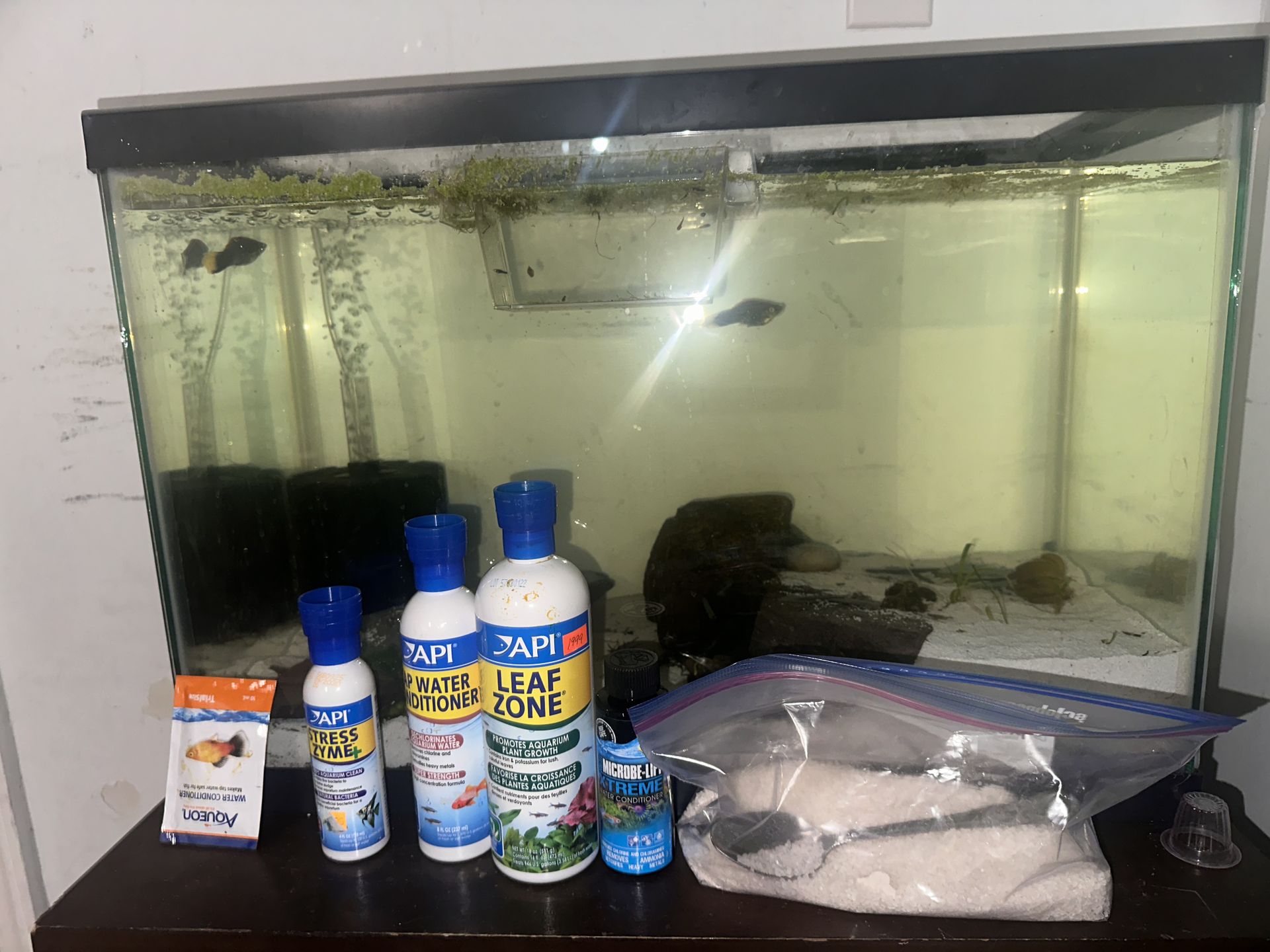 2 tanks one is 40 and the other one is 20