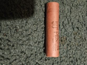 Unopened 1956 D Wheat Penny Roll