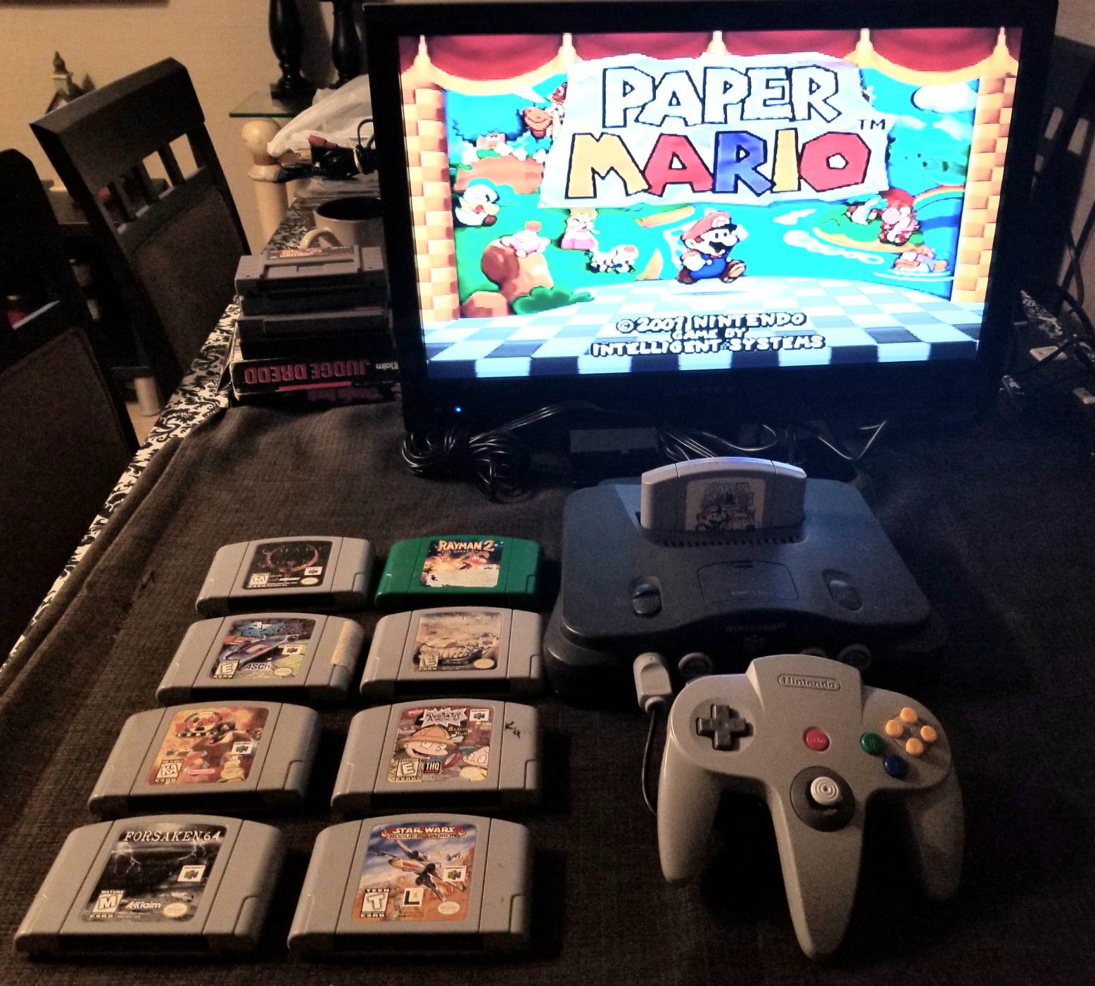 Nintendo 64 + Paper Mario +...