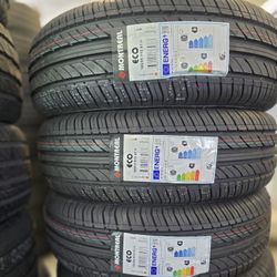 195-65-15 MONTREAL SET OF 4 TIRES FOR SALE AT SPECIAL.WE FINANCE NO CREDIT NEEDED💥