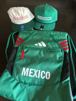 Adidas Originals Mexico Soccer 3-Piece Set - Backpack & 2 Hats