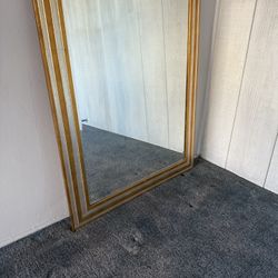 Gold And Silver Framed Mirror