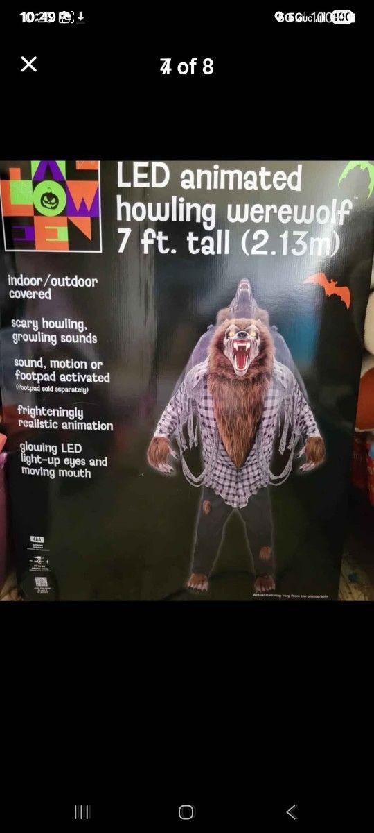 Brand New 7ft Werewolf Animatronics 400.00 Cash 