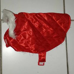 Christmas size small pet santa coat PRICE IS FIRM 