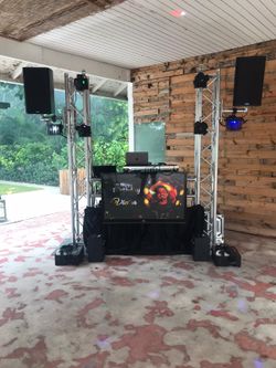 DJ JP (contact info removed)  FOG MACHINE LIGHTS SPEAKER