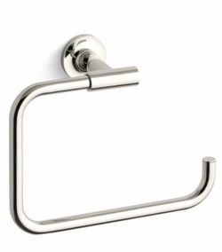 Purist Towel Ring (Vibrant Polished Nickel), K-14441-SN
