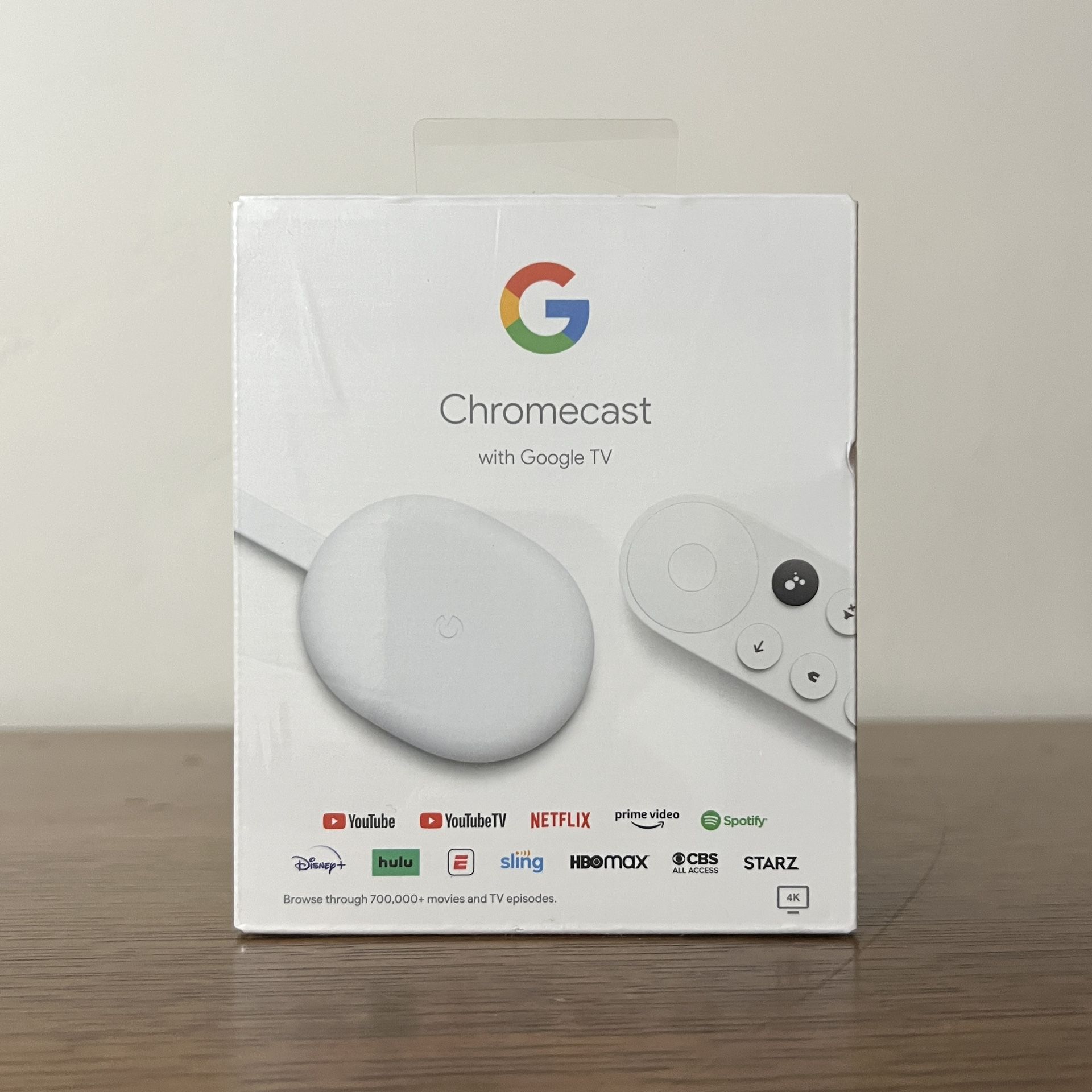 Google 4K Chromecast with Google TV