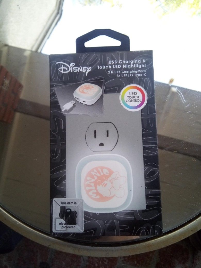 Disney Charger Night Light Touch 