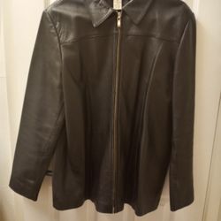 Alfani  Lamb Leather Jacket  XL