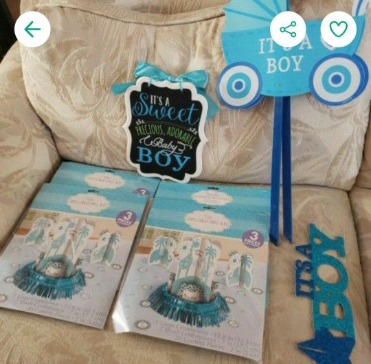 Baby Boy Shower Decoration & Party Supplies 