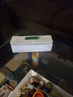 Indoor/outdoor Smokeless Firepit With Custom Emerald Crystal  Handle