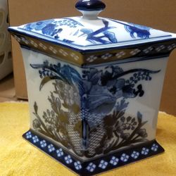 Assorted blue and white china $5.00 - $40.00