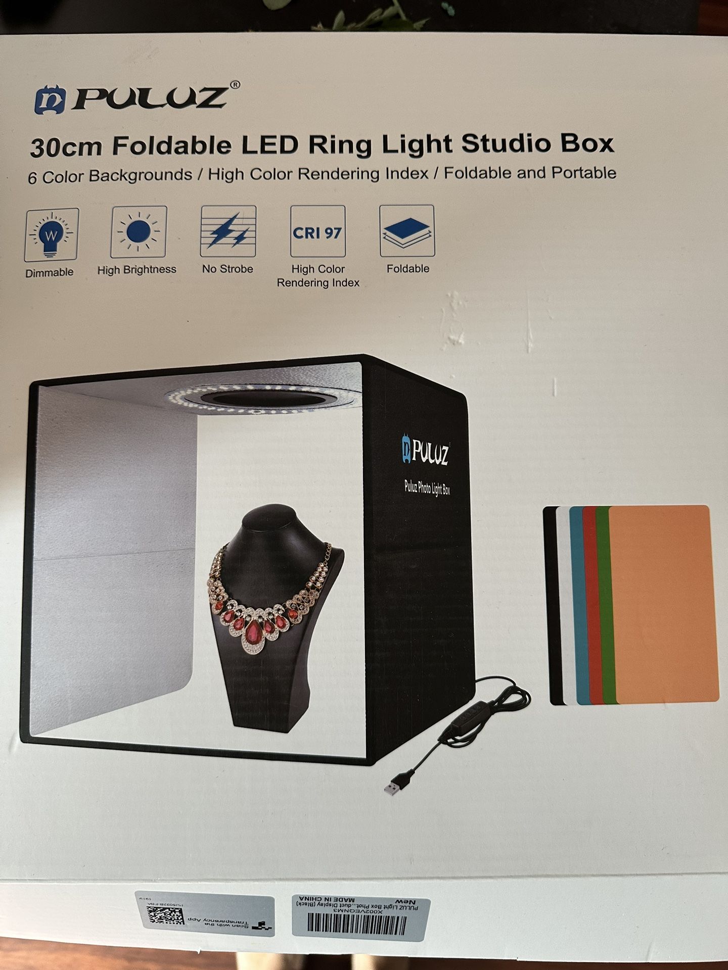 Ring light studio Box