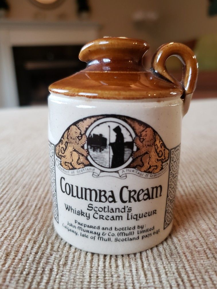 Vintage MINIATURE COLUMBA CREAM SCOTLAND'S WHISKY CREAM LIQUEUR