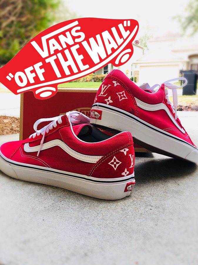 Vans x LV, Custom Vans Sneakers