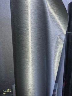 Brush black vinyl wrap by the yard