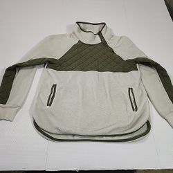 Abercrombie & Fitch Womens Pullover Sweater Size M Button Up Neck