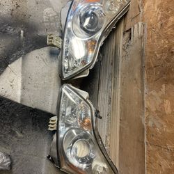 2008 Infiniti G35x Headlight Assemblies Complete 